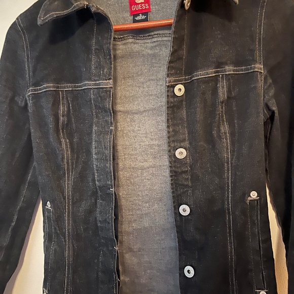 Guess Denim Blue Jean Jacket Made In USA - Size S - Picture 2 of 8